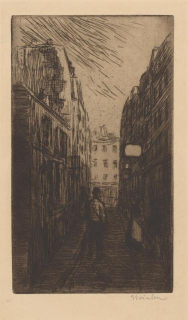 Croquis de Rue (1902) (C 84) (Collection of the National Gallery of Victoria)