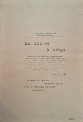 L'Exode Belge (1915) (JC 29B) (back cover)