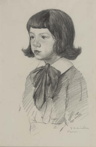 Study of young girl