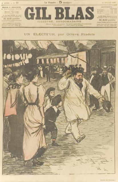 Un Electeur by Octave Pradels (Jul. 22, 1894)