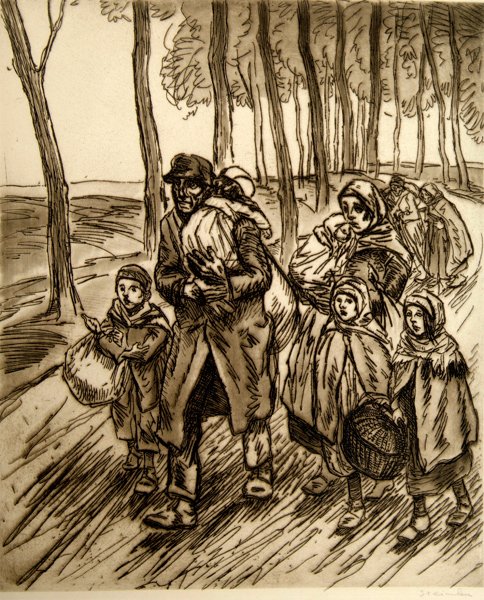 Famille En Fuite (1915) (JC 61)