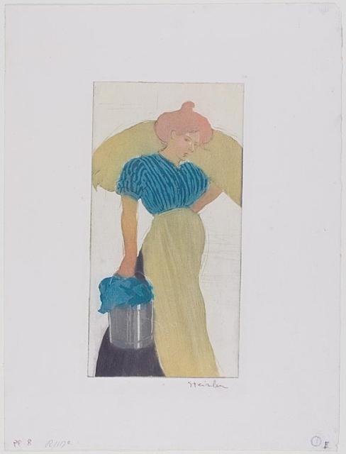 La Blanchisseuse (1898) (C 25) (Collection of the Art Institute of Chicago)