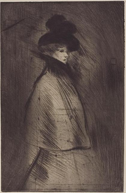 La Promeneuse (1898) (C 13) (Collection of the Art Institute of Chicago)