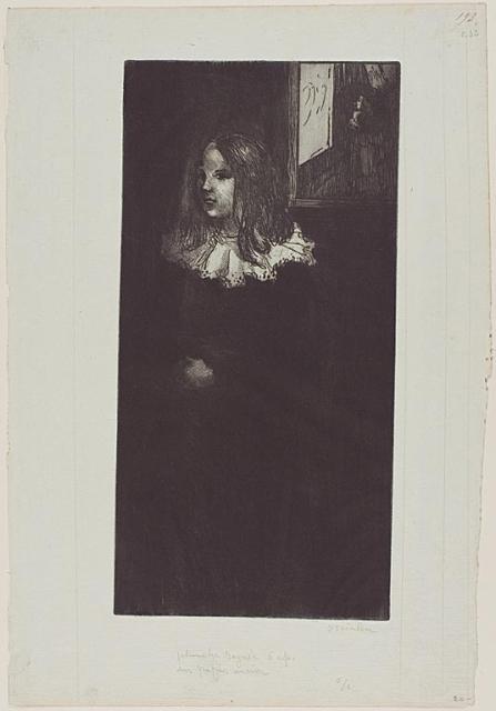 Fillette Au Col Blanc (2nd State) (1898) (C 32) (Collection of the Art Institute of Chicago)