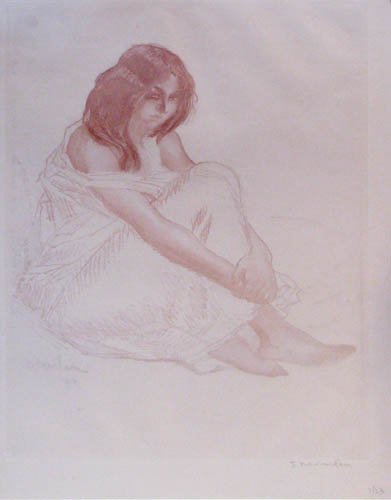 [Seated Girl] (1914) (Private collection, U.S.)