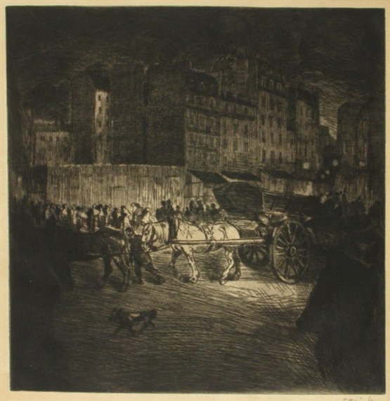 Le Tombereau (1902) (C 48) (2nd state) (Collection of the Art Institute of Chicago)