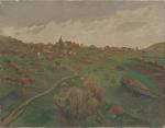 Vue de Belmont, pres de Lausanne, paysage automnal (Collection of the Musee D'Orsay)