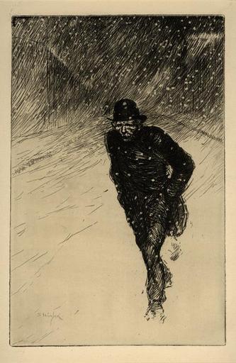 Vagabond Sous La Neige (1902) (C 67)