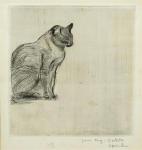 Deux Chats Sur Un Meuble (1914) (1st state)