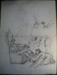 Sketch for Morticoles (Private collection, U.S.)