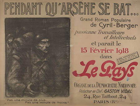 Pendant Qu'Arsene se bat (1918) (JC 192)