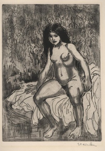 Baigneuse En Plein Air (1911) (C 110) (6th state)