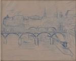 Paris Sketch (Stair Galleries auction, Mar. 19, 2011)