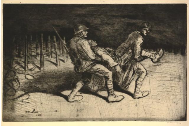 Les Camarades (1917) (JC 181A) (Private collection, U.S.; collection of the British Museum)