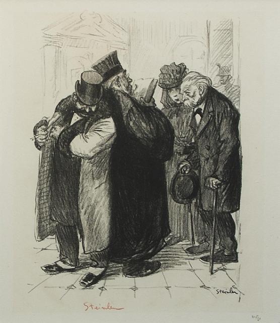 On Detrousse Au Coin Des Lois (1898) (C 211) (Vasse Gallery)