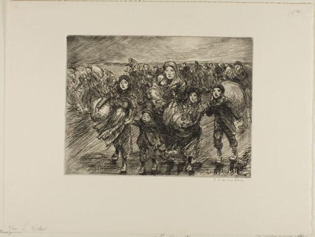 Devant L'Invasion (1915) (JC 60) (Collection of the Art Institute of Chicago)