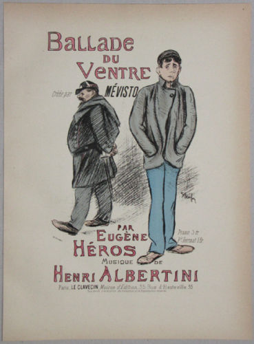 Ballade du Ventre (1892) (C 401) (3rd state not described in C.)(Private collection, U.S.)