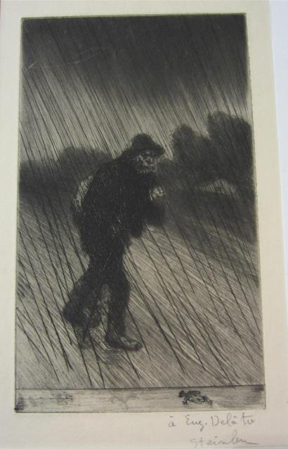 Chemineau Sous La Pluie (1902) (C 83) (4th state)