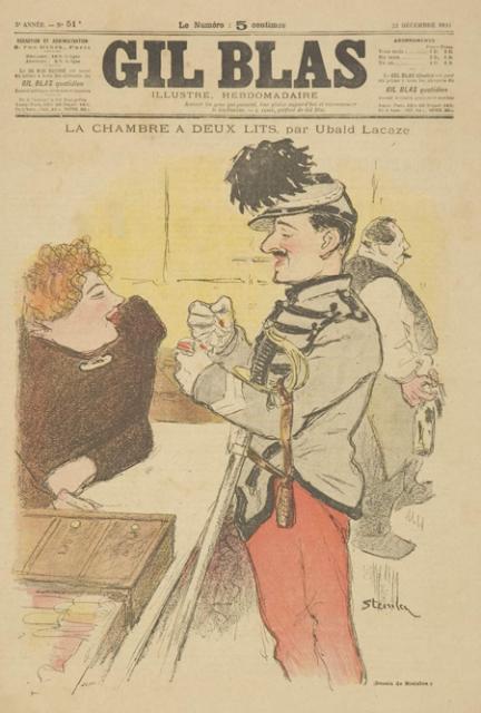 La Chambre a Deux Lits by Ubald Lacaze  (Dec.22, 1895)