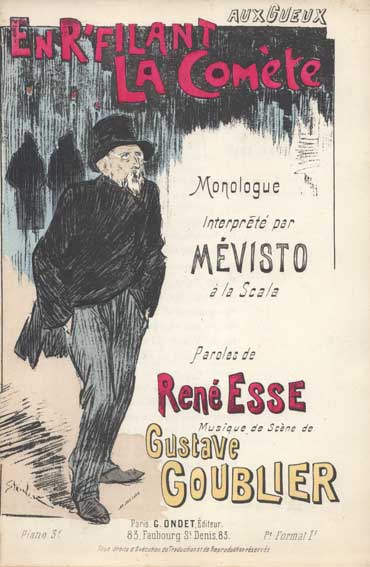 En R'filant La Comete (1893) (C 424) (2nd state)