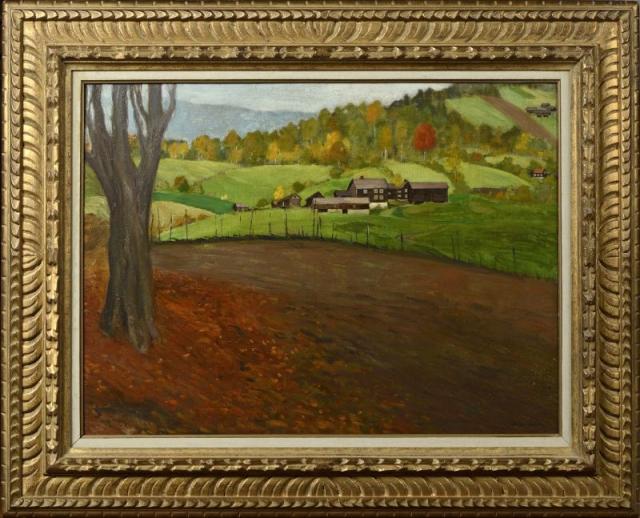 Paysage de Norvege (Aponem auction, Mar. 29, 2014) (Oil painting)