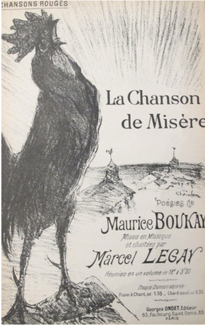 La Chanson De La Misere (1894) (same image as C455 and C456)