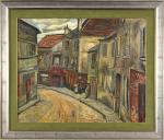 Rue Norvins, Montmartre (Collection of the Musée de Montmartre)