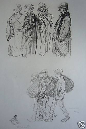 Planche de Croquis No. 3[Les engages](bottom)(1916)(JC 3)