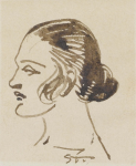 Woman's Profile (Dobiaschofsky auction, Nov. 7, 2013)